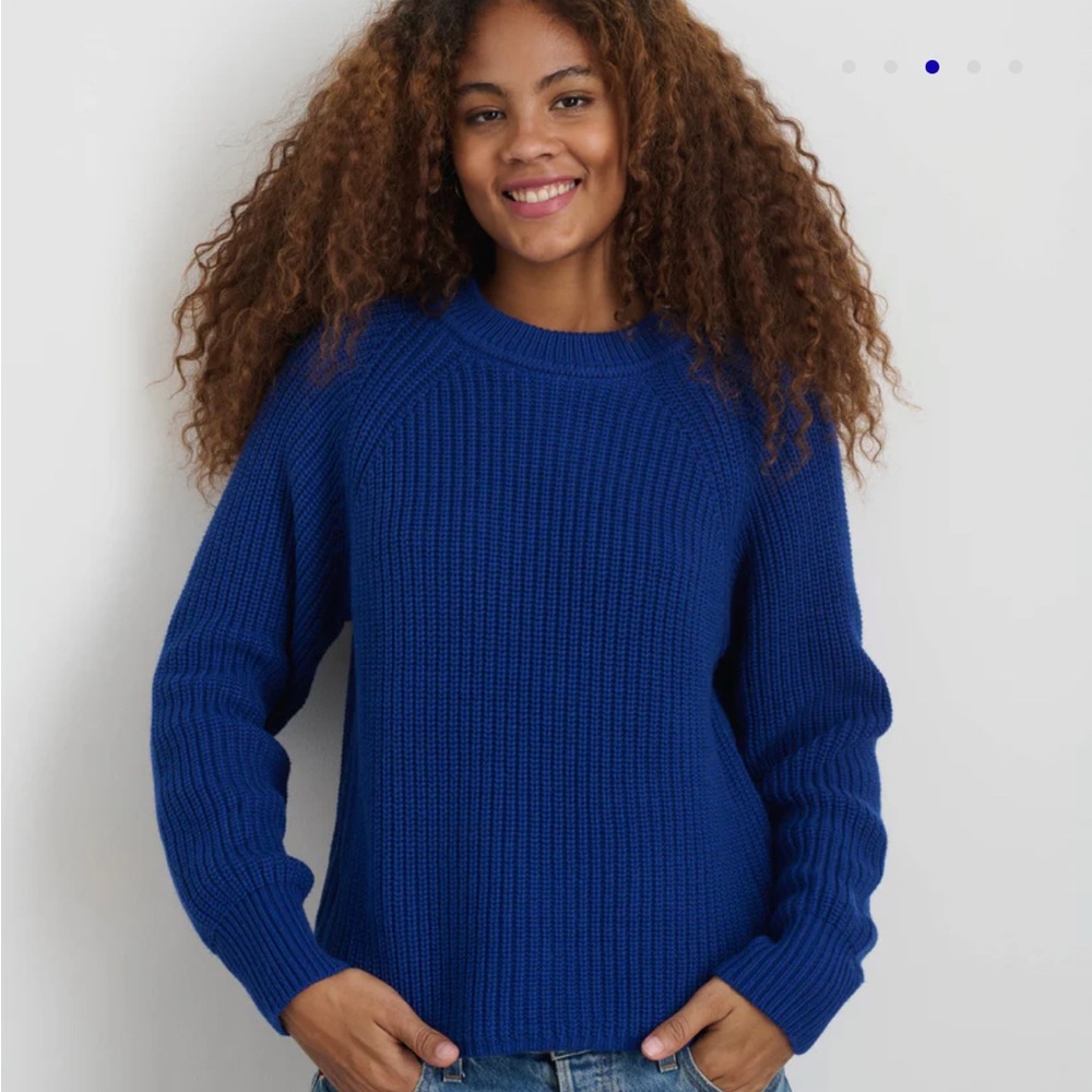Alex Mill Blue Amalie Pullover Sweater